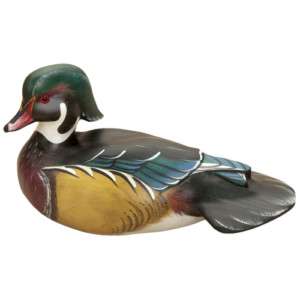 Big Sky Carvers Wood Duck Decoy Solid Wood Carving NEW*  