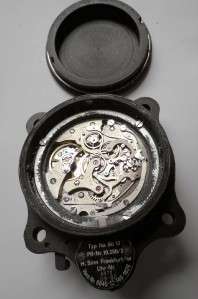 Genuine Vintage Sinn Aircraft clock 3H Vers Nr 6645 12 145 1628  