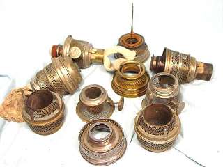 11 VINTAGE ALADDIN BURNER PARTS  