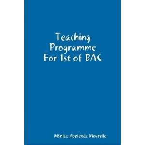  Teaching Programme For 1st Year BAC (9781409248729) M 