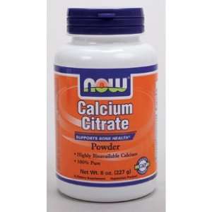  NOW Foods   Calcium Citrate Powder 8 oz (Pack of 3 