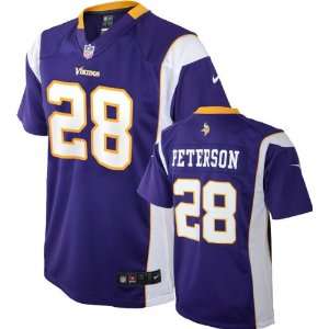 Adrian Peterson Infant Jersey Home Purple Game Replica #28 Nike 