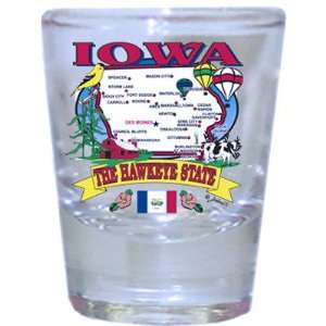  Iowa Shot Glass 2.25H X 2 W State Map Case Pack 96 