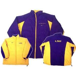 Nike LSU Tigers Purple & Gold Cover 2 Reversible Jacket  