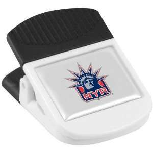 New York Rangers White Magnetic Chip Clip  Sports 