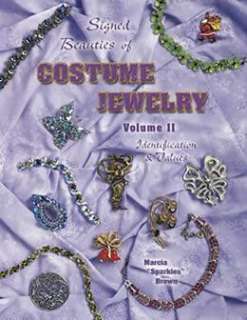 Vintage Designer Signed Costume Jewelry Book V2 IDprice  