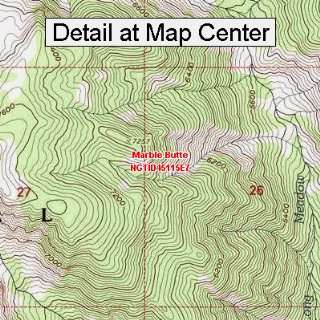  USGS Topographic Quadrangle Map   Marble Butte, Idaho 