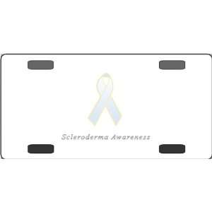  Scleroderma Awareness Ribbon Vanity License Plate 