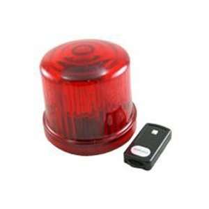   PL 300RJ RC 4.75 in. Rotating LED Beacon, Battery Operated Jack   Red