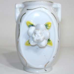  Occupied Japan Miniature Floral Design Porcelain Vase 