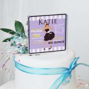  Quinceanera Fashionista Cake Topper Toys & Games
