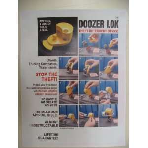 Doozer Lok theft device for your containers, For warehouses and 