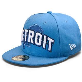 Mens New Era Detroit Lions Draft 59FIFTY® Structured Fitted Hat 