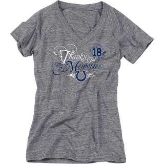 Reebok Indianapolis Colts Peyton Manning Womens Farewell T Shirt 