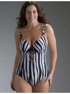   at lane bryant zebra print keyhole swimsuit flattering one piece