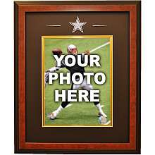 Caseworks Dallas Cowboys Brown Cabinet Picture Frame   