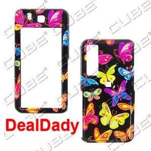  Samsung Behold T919   Colorful Butterflies on Black Hard 