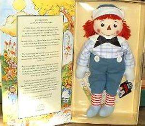 1997 MIB Limited Editon Storybook Raggedy Andy   Applause doll  