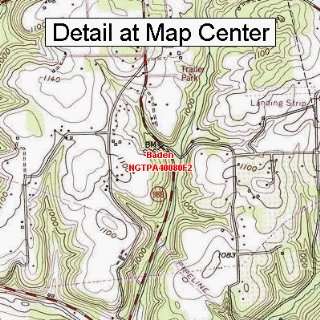  USGS Topographic Quadrangle Map   Baden, Pennsylvania 