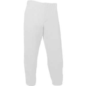   Womens/Girl Double Knit Low Rise Pants WHITE YXL