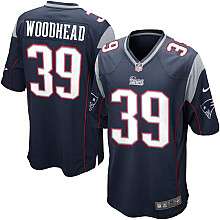 Mens Nike New England Patriots Danny Woodhead Game Team Color Jersey 