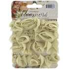 Websters Pages Bloomers Fabric Flower Trim 1.5 Wide 1 Yard Celery