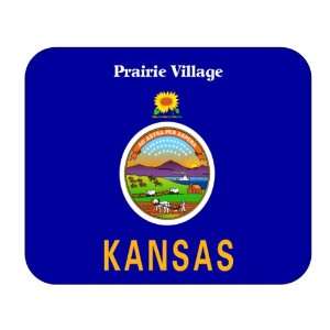 US State Flag   Prairie Village, Kansas (KS) Mouse Pad 