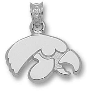  University of Iowa Tiger Hawk Pendant (Silver) Sports 