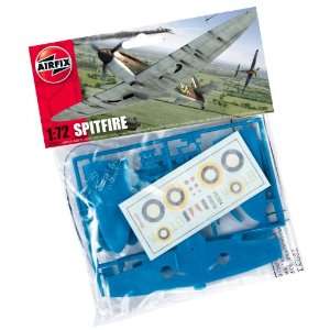   72 Scale Spitfire Mk1a Military Aircraft Classic Kit Series 1 Toys