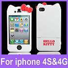   Cute Lovely hard Case Cover Character for Apple iPhone 4S 4 4G White