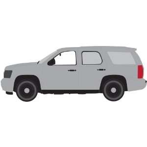   Response 1/43 Chevy Tahoe Police SUV   Plain Silver Toys & Games
