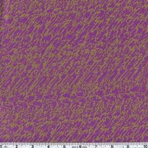  45 Wide Plume Collection Script Plum Fabric By The Yard 