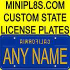 items in MINIPL8S NOVELTY LICENSE PLATES 