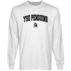  Youngstown State Penguins White Logo Arch Long Sleeve T 