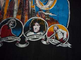 vtg THE WHO 1979 MAGIC BUS original t shirt MEDIUM M New York  