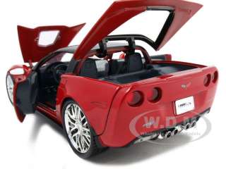 2009 CHEVROLET CORVETTE ZR1 RED 118 DIECAST MODEL CAR  