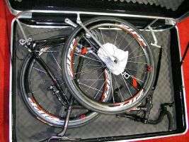 Notice the added padding around the freewheel as a precaution, which 