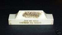 MELODY IN MOTION DEALER DISPLAY SIGN ADVERTISING PLAQUE  