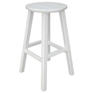  Polywood Traditional Round Bar Height Bar Stool (Sold in 