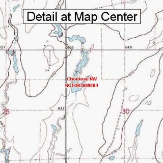   Map   Chouteau NW, Oklahoma (Folded/Waterproof)