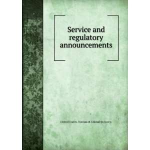  Service and regulatory announcements United States 