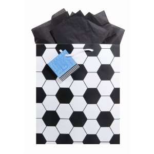  The Gift Wrap Company Sporty Soccer Large Gift Bag, 1 