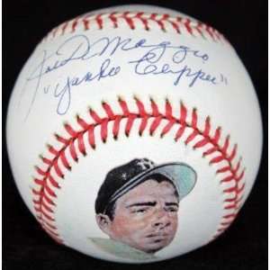   yankee Clipper Inscription   Autographed Baseballs