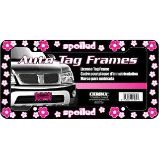  Spoiled w/ Pink Flowers Front & Rear Car Floor Mat Set 