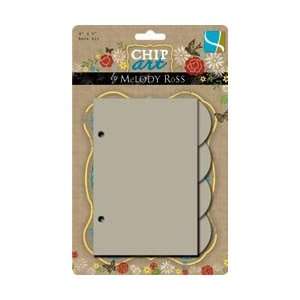  GCD Studios Chip Art Chipboard Tabbed Book Kit 4X6 With 