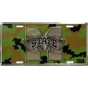  Mississippi State Camoflage Camo Chrome LICENSE PLATES Tag 