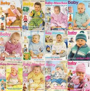Baby Hefte Stricken für die Kleinsten Auswahl 2009/2010  