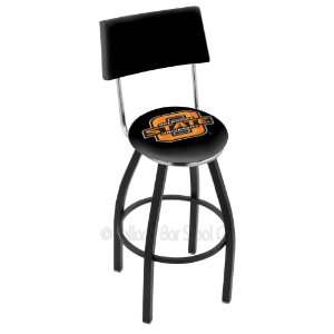   Single Ring Swivel Black Solid Welded Base and Chair Seat Back