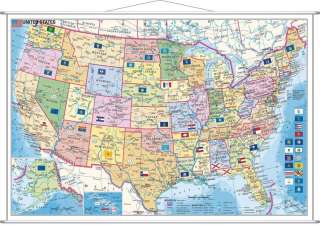 USA Weltkarte Landkarte Wanderkarte Schulkarte Welt Europa NEU  