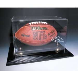   Broncos Nfl Zenith Football Display Case (Black)